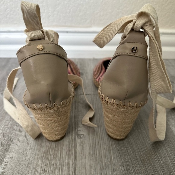 Sam Edelman Patsy Wrap Tie Ankle Espadrilles Size 10 - Picture 7 of 10